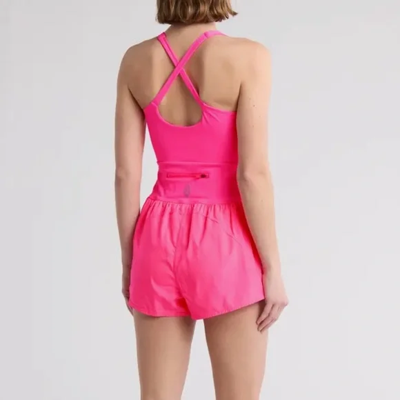 Free People Pink Athletic Shorts